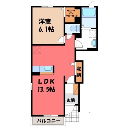 野木駅 徒歩23分 1階の物件間取画像